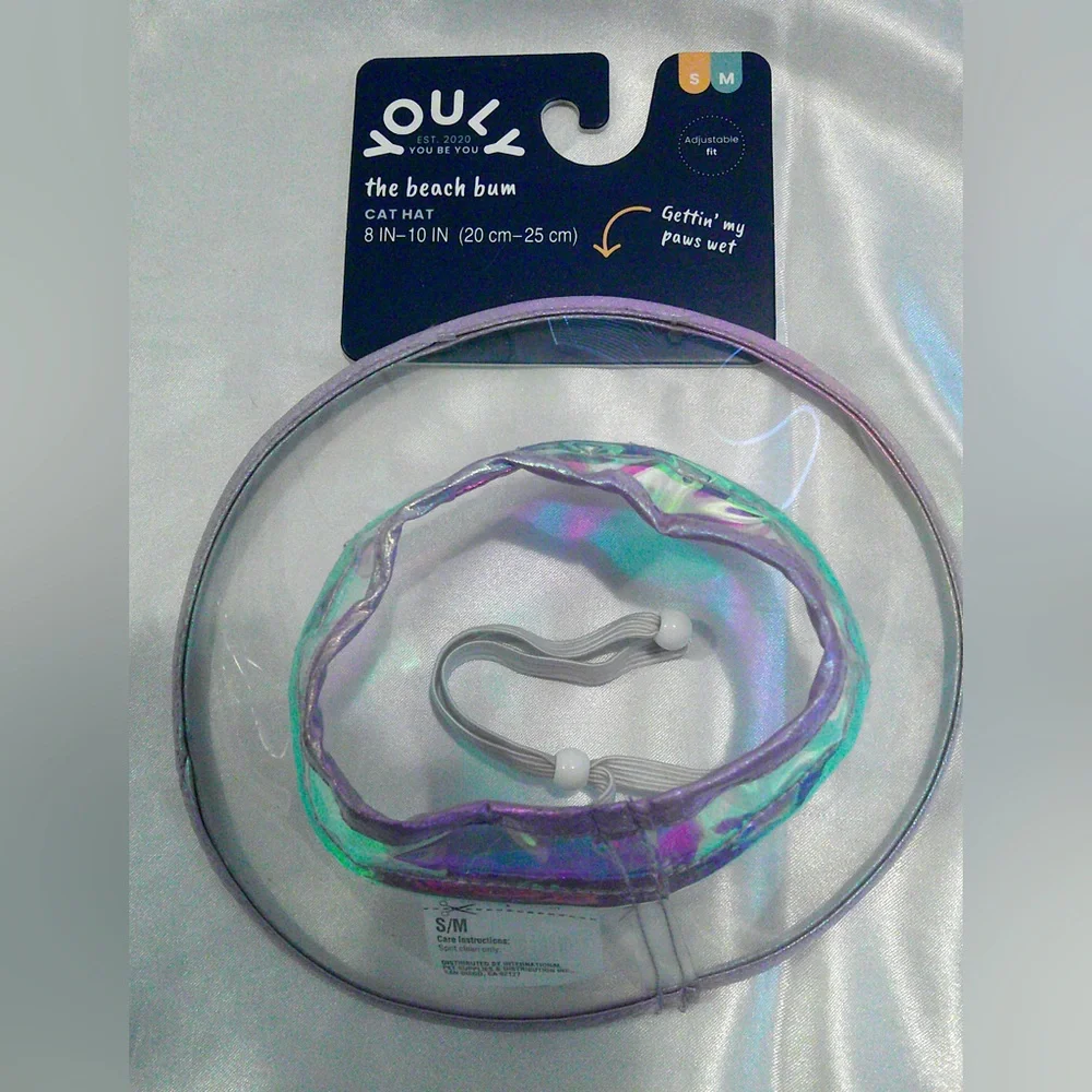 YOULY The Beach Bum Iridescent Cat Hat (S/M)
